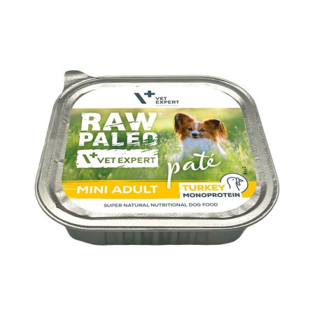 RAW PALEO Pate Mini Suaugusiems Šunims Su Jautiena - šlapias maistas - 150 g