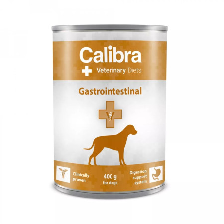 CALIBRA Veterinary Diets Gastrointestinal Turkey - šlapias maistas šunims - 400 g