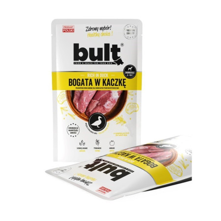 BULT Rich in duck - drėgnas ėdalas šunims - 100g