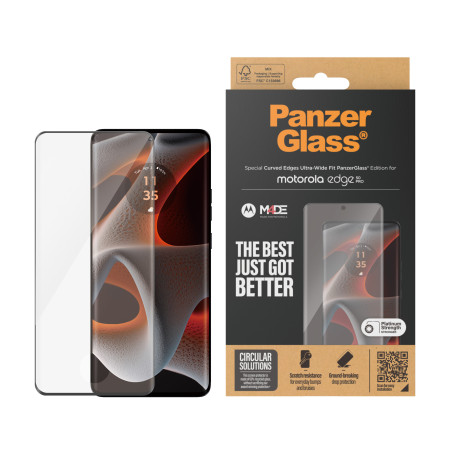 PanzerGlass ® Ekrano apsauga Motorola Edge 50 Pro | Ultra-Platus Tinkamumas