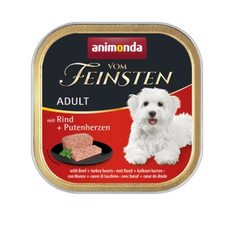 Animonda Adult Beef and Turkey Heart - drėgnas ėdalas šunims - 150g
