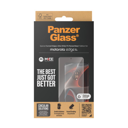PanzerGlass ® Ekrano apsauga Motorola Edge 50 Pro | Ultra-Platus Tinkamumas