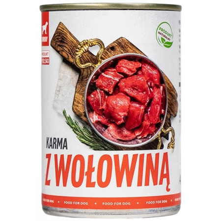 TUF TUF Jautienos maistas - šlapias maistas šunims - 400 g