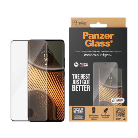 PanzerGlass ® Ekrano apsauga Motorola Edge 50 ULTRA | Ultra-Platus Tinkamumas