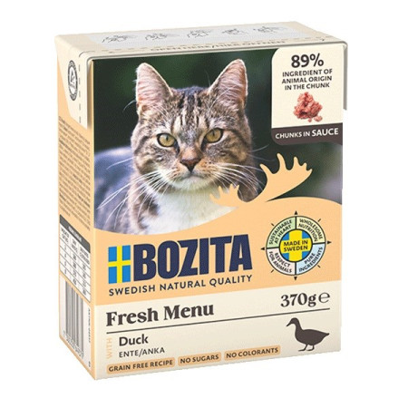 Bozita Fresh Menu Šlapias Maistas Katėms su Antiena - 370g