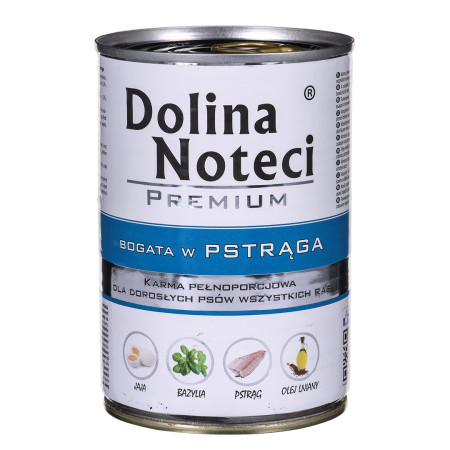 DOLINA NOTECI Premium Upėtakiai - Drėgnas šunų ėdalas - 400 g