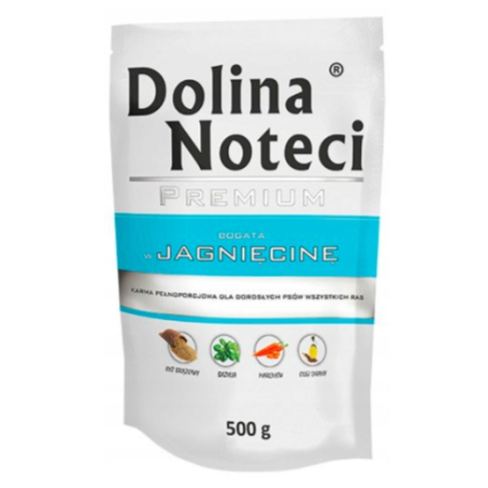 DOLINA NOTECI Premium Rich in Lamb - Šlapias maistas šunims - 500 g