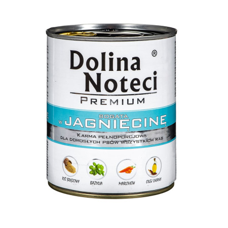 DOLINA NOTECI Premium Rich in Lamb - Šlapias maistas šunims - 800 g