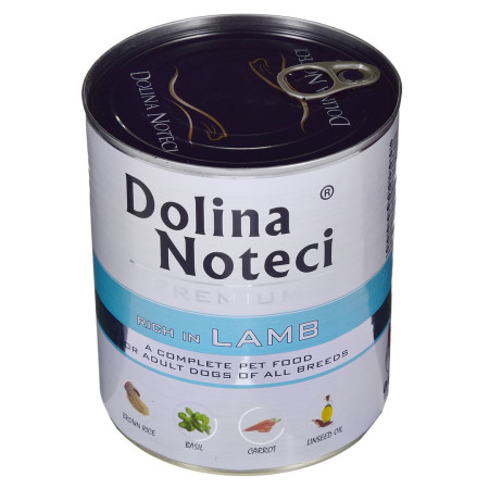 DOLINA NOTECI Premium Rich in Lamb - Šlapias maistas šunims - 800 g