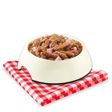 Stuzzy vištiena su kumpiu - šlapias maistas šunims - 100 g