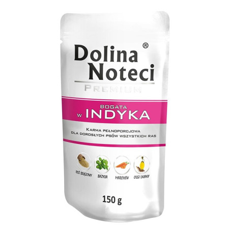 DOLINA NOTECI Kalakutiena - drėgnas maistas šunims - 150 g