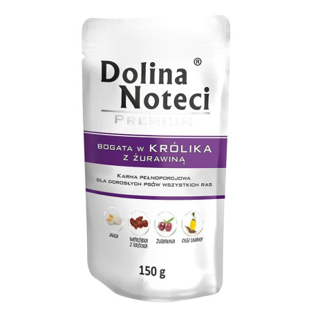 Dolina Noteci drėgnas šunų maistas su triušiu - 150g
