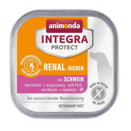 Animonda Integra Protect Nieren Kiauliena - šlapias maistas šunims - 150g