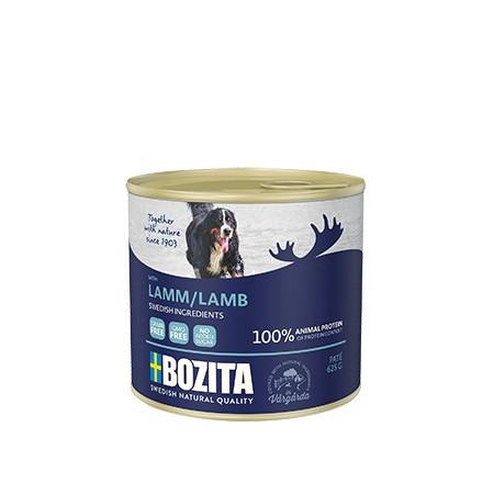 BOZITA 5162 drėgnas šunų maistas Ėriena Suaugusių - 625 g