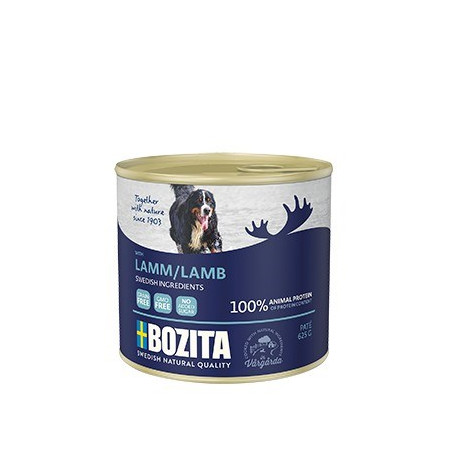 BOZITA 5162 drėgnas šunų maistas Ėriena Suaugusių - 625 g