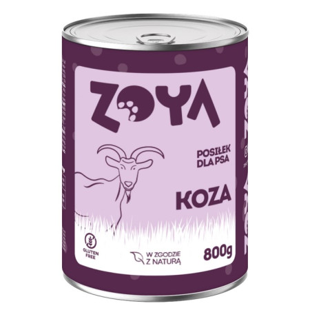 ZOYA Ožkos mėsa - drėgnas ėdalas šunims - 800g