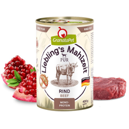 GRANATAPET Beef - Drėgnas ėdalas šunims - 400 g