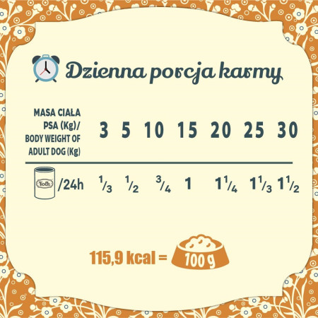 FOLK Tradicinis lenkų triušio ėdalas - drėgnas ėdalas šunims - 800g