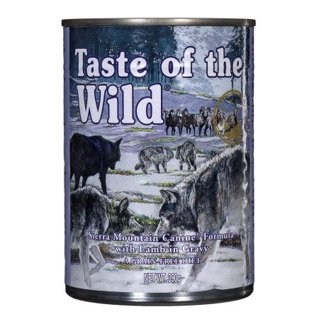 TASTE OF THE WILD Sierra Mountain - Šlapias maistas šunims - 390 g