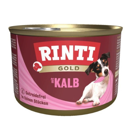 RINTI Gold Veal - Drėgnas ėdalas šunims - 185 g