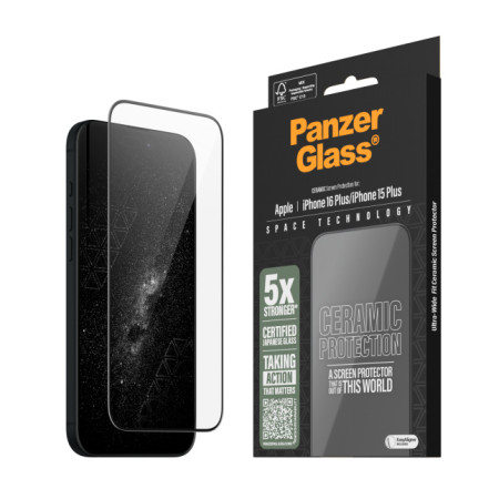 PanzerGlass Keraminė ekrano apsauga Apple iPhone 16 Plus