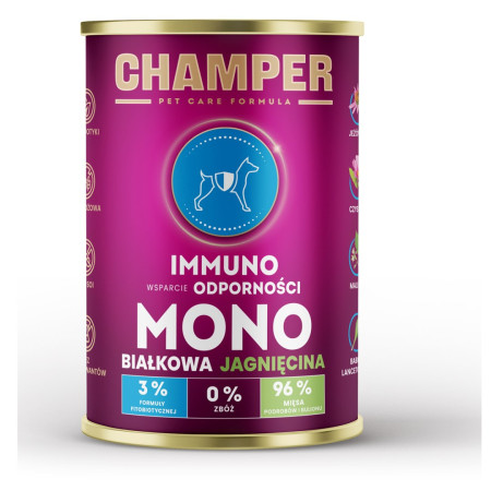CHAMPER Immuno Monoprotein Aviena - drėgnas ėdalas šunims - 400g