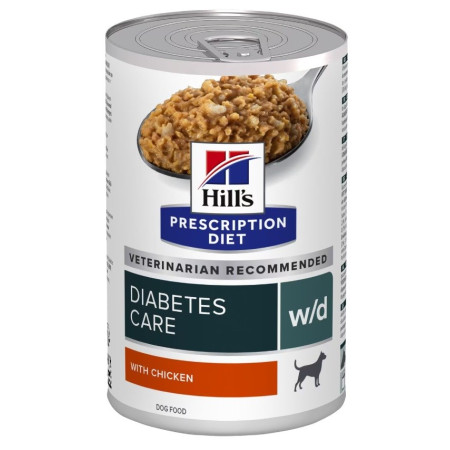 HILL'S Prescription Diet Diabetes Care vištiena - šlapias maistas šunims - 370g