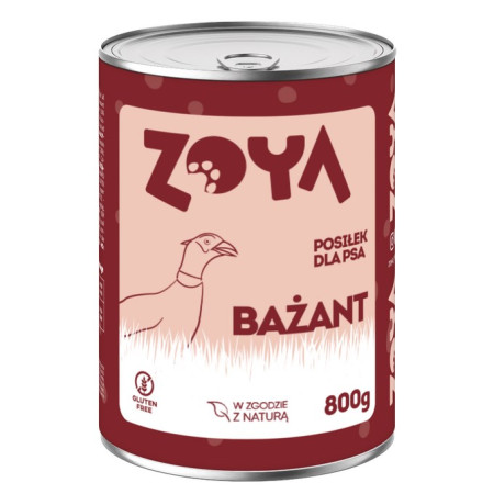 ZOYA Pheasant - drėgnas ėdalas šunims - 800g