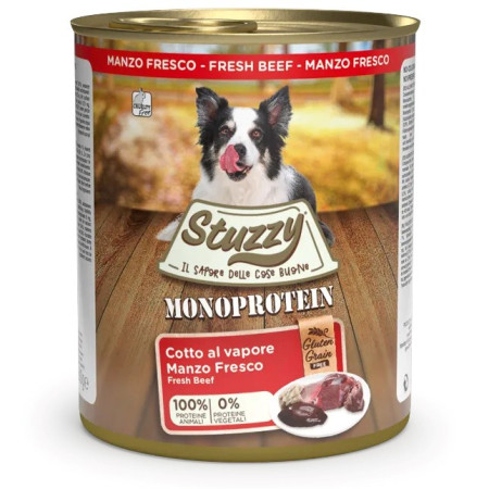 STUZZY Monoprotein Jautiena - drėgnas šunų maistas - 800g