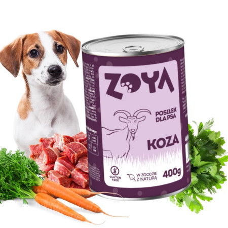 ZOYA Ožka - drėgnas ėdalas šunims - 400g