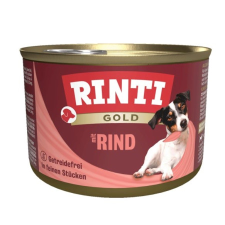 RINTI Gold Jautiena - drėgnas ėdalas šunims - 185 g