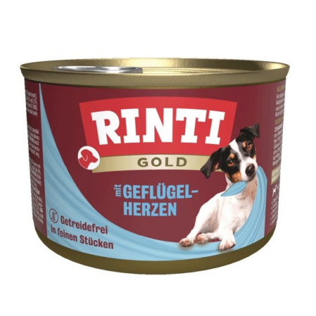 RINTI Gold Paukščių Širdelės - drėgnas ėdalas šunims