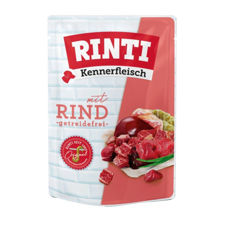 RINTI Kennerfleisch Jautiena - drėgnas ėdalas šunims - 400 g