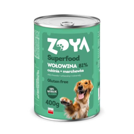 ZOYA Superfood Jautiena - drėgnas ėdalas šunims - 400g