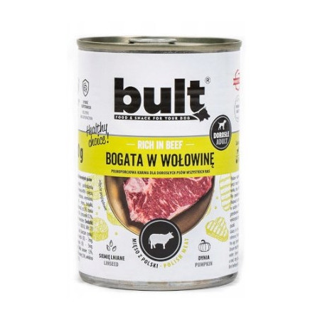 BULT Rich in beef - šlapias maistas šunims - 800 g