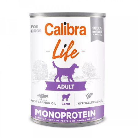 CALIBRA Life Adult Monoprotein Aviena - šlapias maistas šunims - 400g