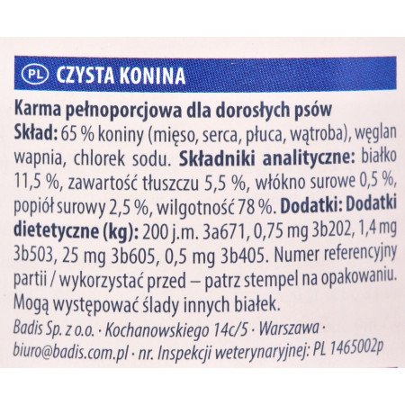 ANIMONDA GranCarno Single Protein Arkliena - šlapias šunų maistas - 400 g