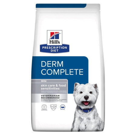 HILL'S Prescription Diet Derm Complete Mini Canine - sausas šunų maistas - 1 kg