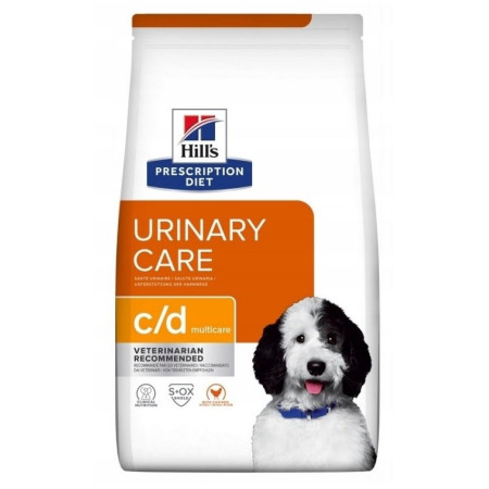 Hill's Prescription Diet Urinary Care Canine c/d Multicare - sausas šunų maistas viščiukas - 4 kg