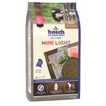 BOSCH Mini Light - sausas maistas šunims - 2,5 kg