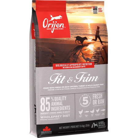 ORIJEN Fit & Trim - sausas maistas šunims - 11,4 kg