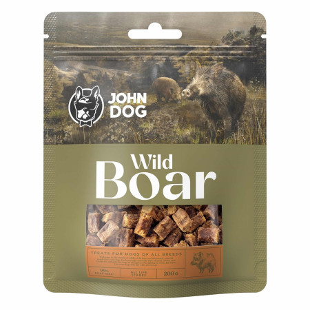 JOHN DOG Wild Boar - skanėstas šuniui - 200g