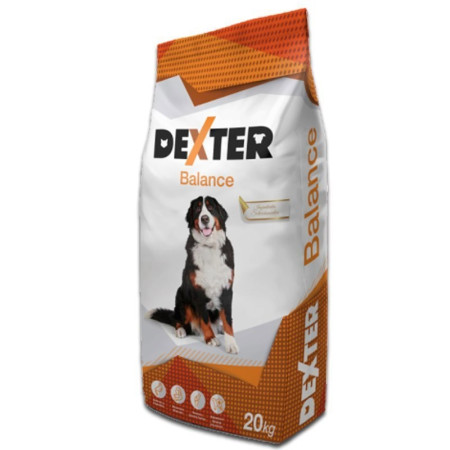DEXTER Balansas su vitaminais didelėms veislėms - sausas šunų maistas - 20 kg