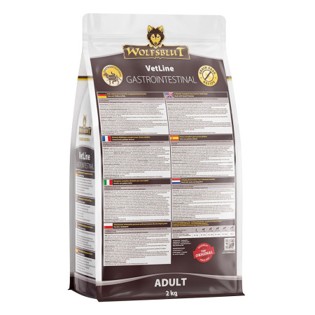 WOLFSBLUT VetLine Gastrointestinal Antiena - sausas maistas šunims - 2kg