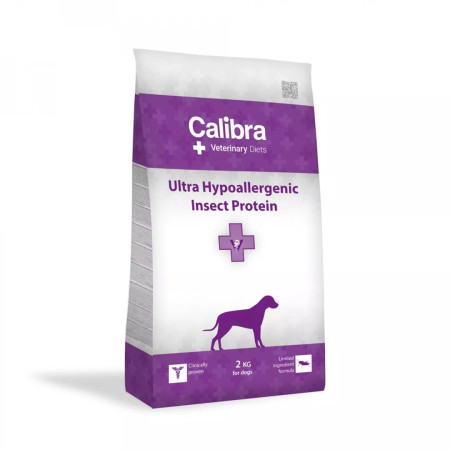 CALIBRA Veterinary Diets Ultra Hipoalerginis Insect - sausas maistas šunims - 2 kg