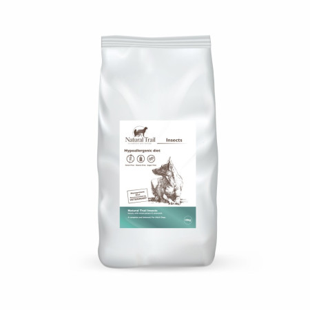 NATURAL TRAIL Premium vabzdžių sausas maistas šunims - 10kg