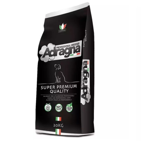 ADRAGNA Super Premium Kokybės Vidutinio/Didelio Avienos Sausas Maistas Šunims - 20kg