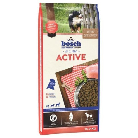 BOSCH Active - sausas maistas šunims - 15kg