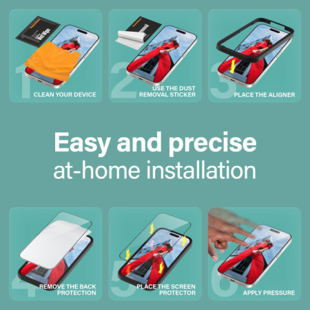 PanzerGlass SAFE privatumo ekrano apsaugos stiklas Apple iPhone 16 Pro Max