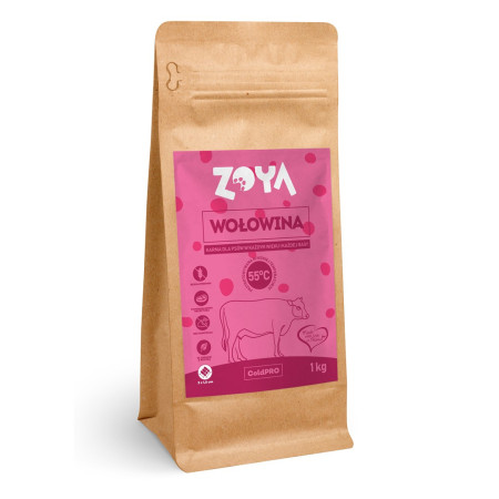 ZOYA ColdPRO jautienos sausas maistas šunims 1kg